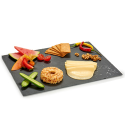 MONOLIT tálca előételekhez pala kőből, 30 x 40 cm