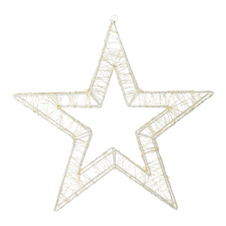 Drótcsillag, LED dekoráció 50 cm