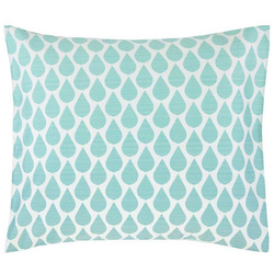 Törökzöld színű, 40 x 80 cm-es, pamut szatén díszpárnahuzat, Esprit