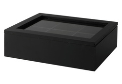 NICOSIA teáskanna üvegtetővel, 24 x 16 cm