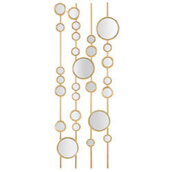 Fali dísz tükörrel, 35,5 x 90 cm