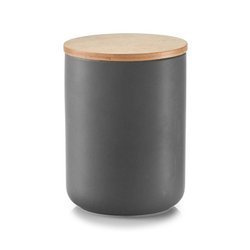 ANTHRACITE kerámia tárolóedény bambusz fedéllel, 1150 ml, ZELLER
