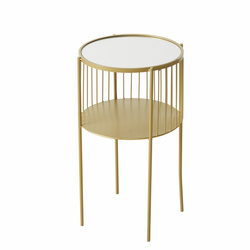 LOBO fém segédasztal, Ø 33 x 55,5 cm