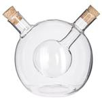 Üveg olaj- és ecetadagoló - 2 az 1-ben