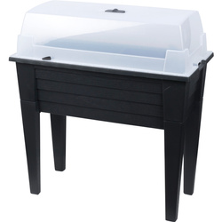 BOTANIC kerti asztal, mini üvegház védőfóliával, 78 cm