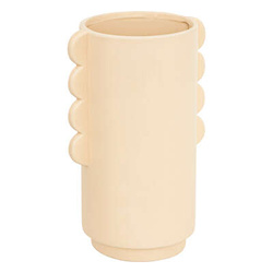 Hind kerámia füllel ellátott váza H25 - ekrü