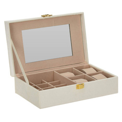 Ékszertartó doboz tükörrel