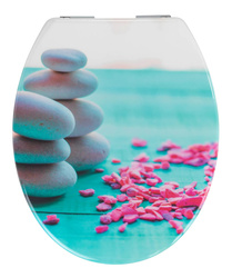 Meditációs WC-deszka, Duroplast, 45 x 37,5 cm