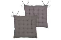COLINE megkötős székpárna, 100% pamut, 38 x 38 cm