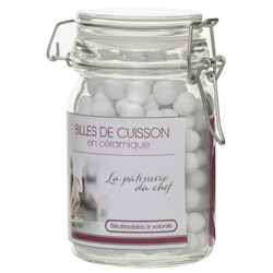 Sütemény- és pitegolyók, kerámia borsó